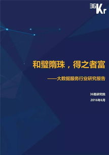 大数据服务行业 驱动数字时代的新引擎